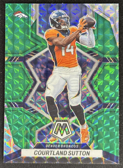 Courtland Sutton 2022 Panini Mosaic Green Broncos Default Title Sports Trading Card