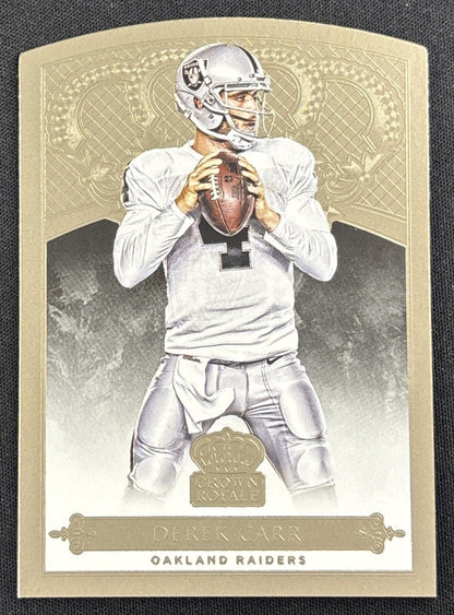 Derek Carr 2015 Panini Crown Royale Retail Pewter /199 Raiders