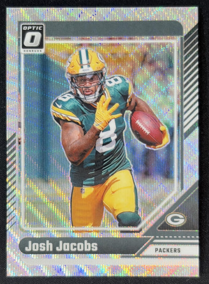 Josh Jacobs 2024 Panini Donruss Optic Wave /300 Packers