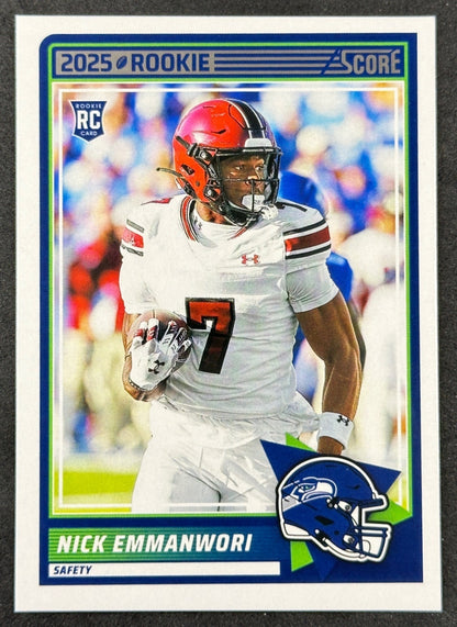 Nick Emmanwori Score Rookie Seattle Seahawks Sports Trading Cards