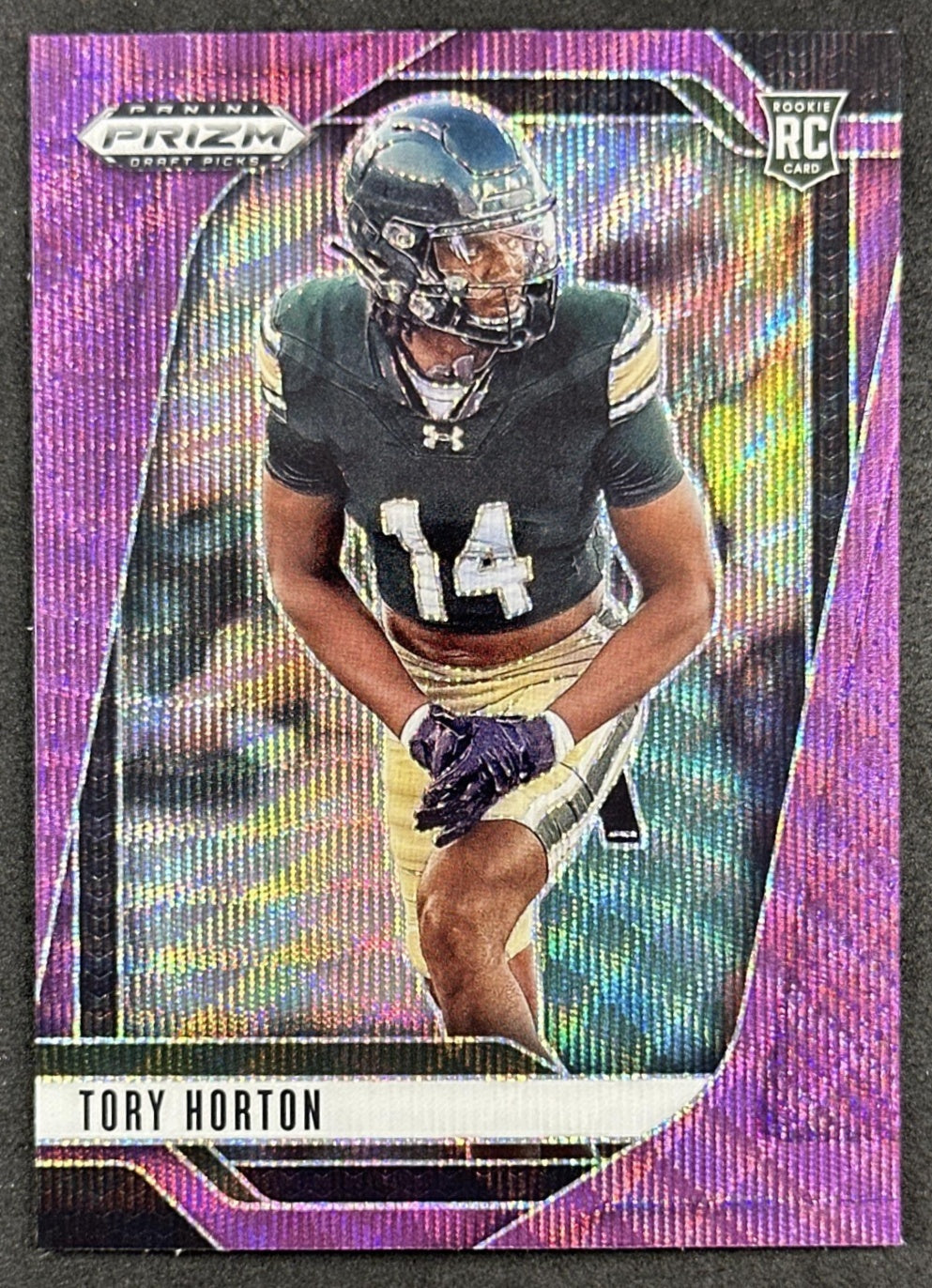 Tory Horton 2025 Panini Prizm Draft Picks Purple Wave Rams Seahawks