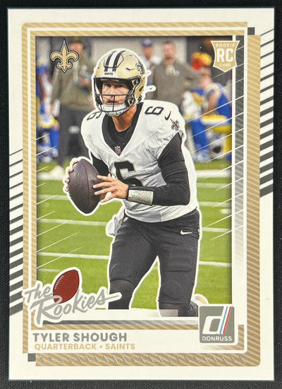 Tyler Shough 2025 Donruss Highlights The Rookies Saints Sports Trading Cards