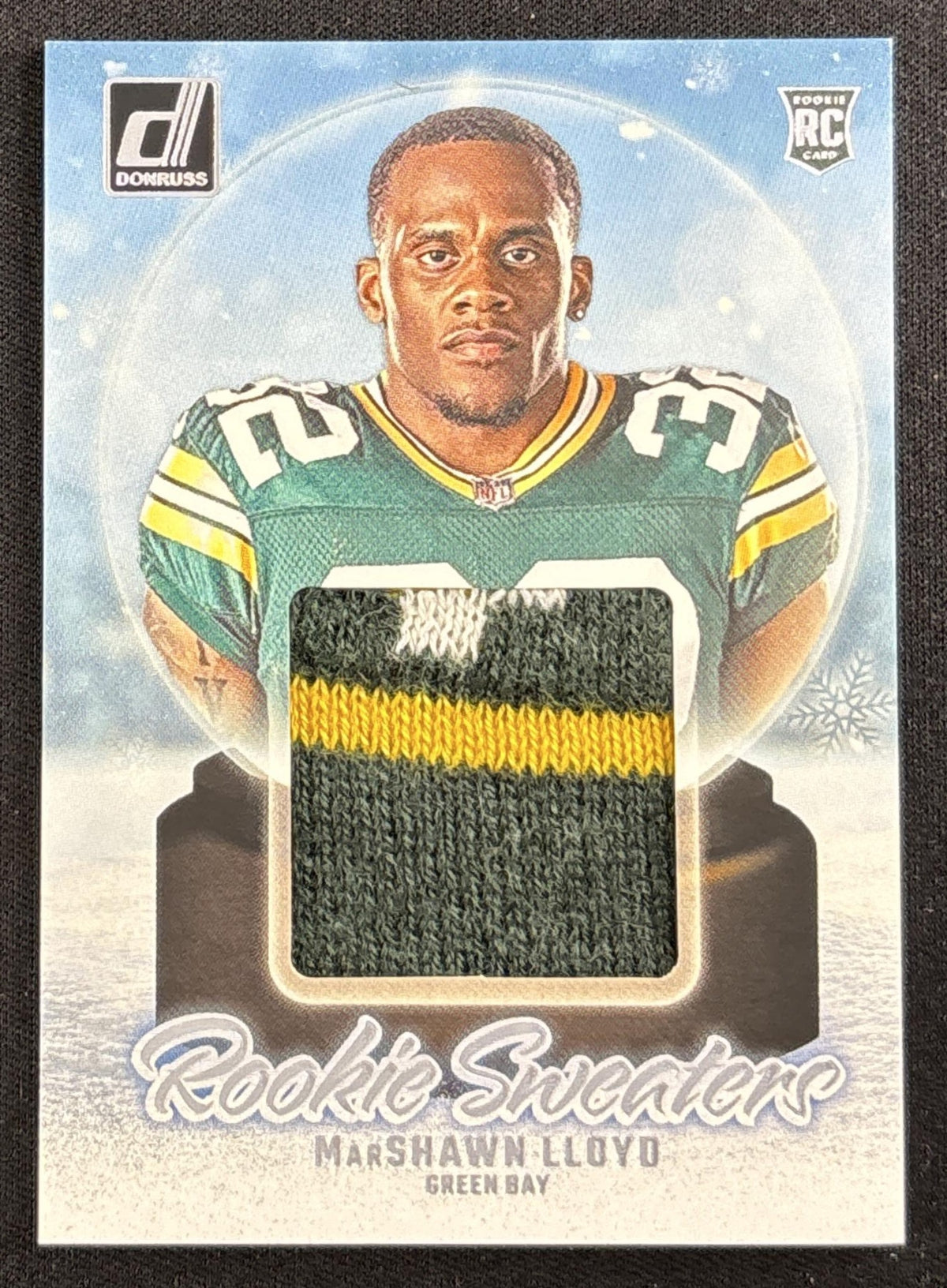 MarShawn Lloyd 2024 Panini Donruss Rookie Holiday Sweater Packers