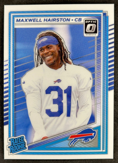 Maxwell Hairston 2025 Donruss Optic Rated Rookie Bills Sports Trading Card