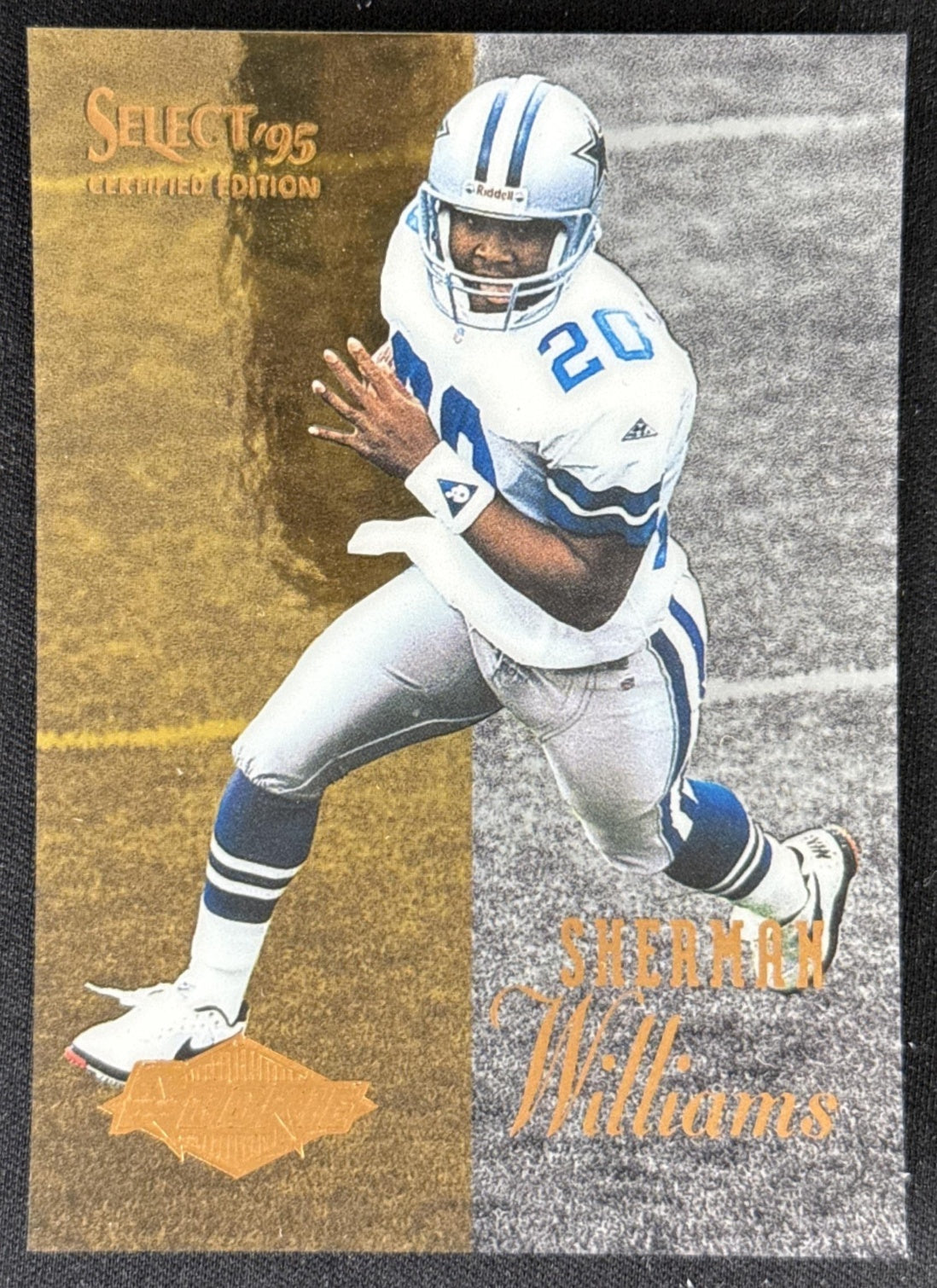 Sherman Williams 1995 Pinnacle Select Certified Cowboys Sports Trading Card