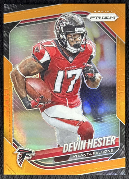 Devin Hester 2025 Panini Prizm Orange /249 Falcons Sports Trading Card