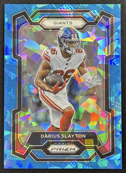 Darius Slayton 2023 Panini Prizm Blue Ice /99 Giants