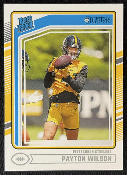 Payton Wilson 2024 Panini Donruss Steelers