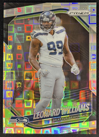 Leonard Williams 2025 Panini Prizm Pandora /400 Seahawks front