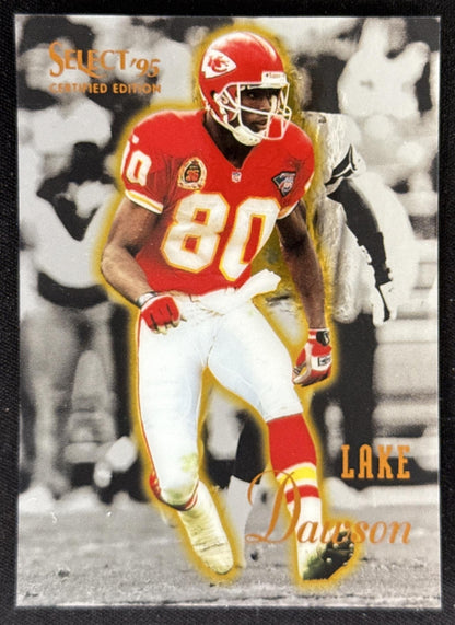Lake Dawson 1995 Pinnacle Select Certified Chiefs