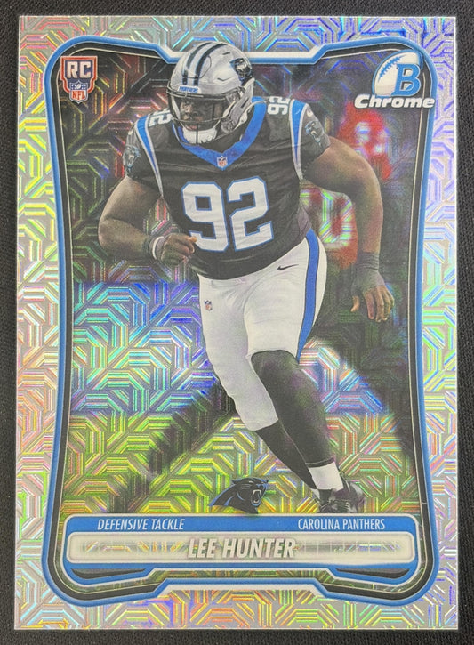 Lee Hunter 2026 Bowman Chrome NFL Mojo Refractor Panthers