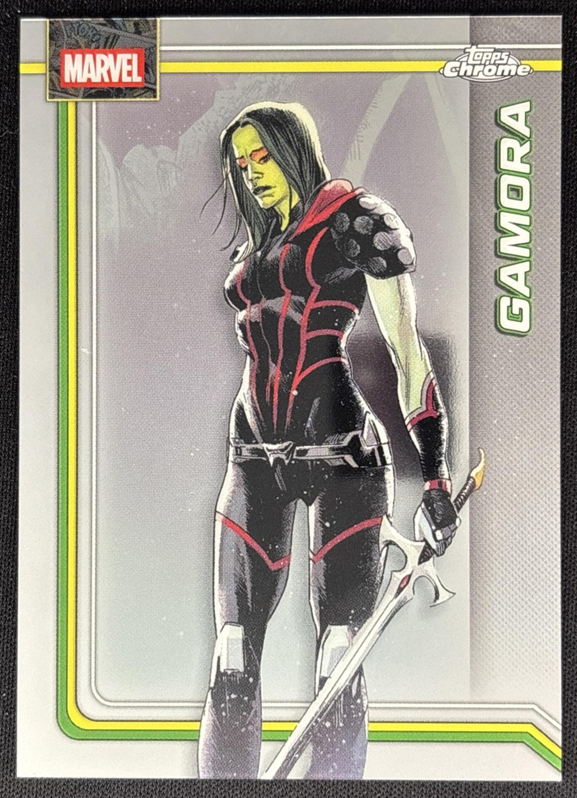 Gamora 2026 Topps Chrome Marvel Comics front