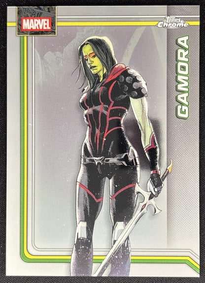 Gamora 2026 Topps Chrome Marvel Comics front