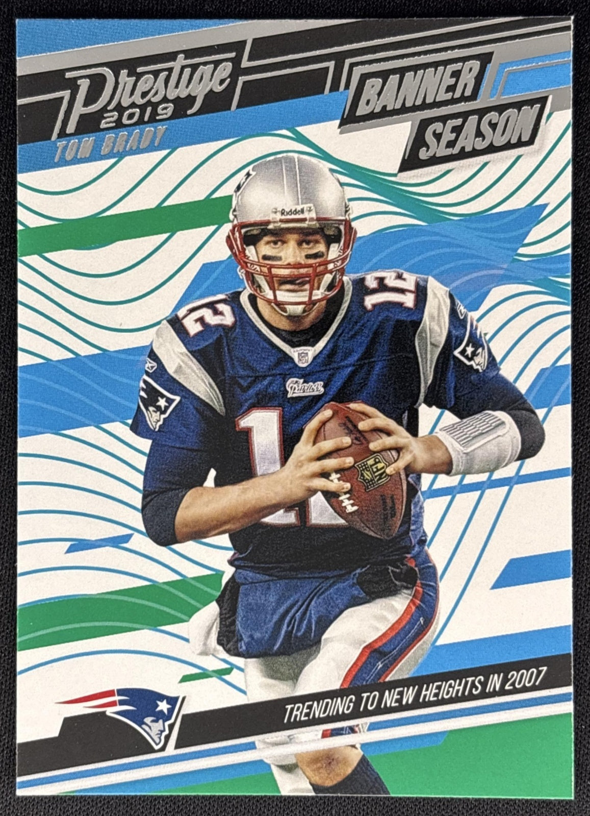 Tom Brady 2019 Panini Prestige Banner Season Patriots Sports Trading Cards