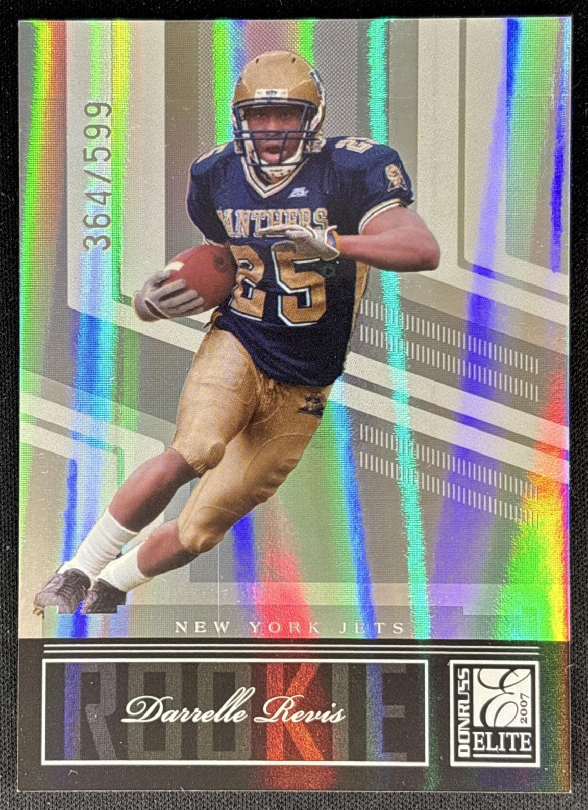 Darrelle Revis 2007 Donruss Elite /599 Jets front