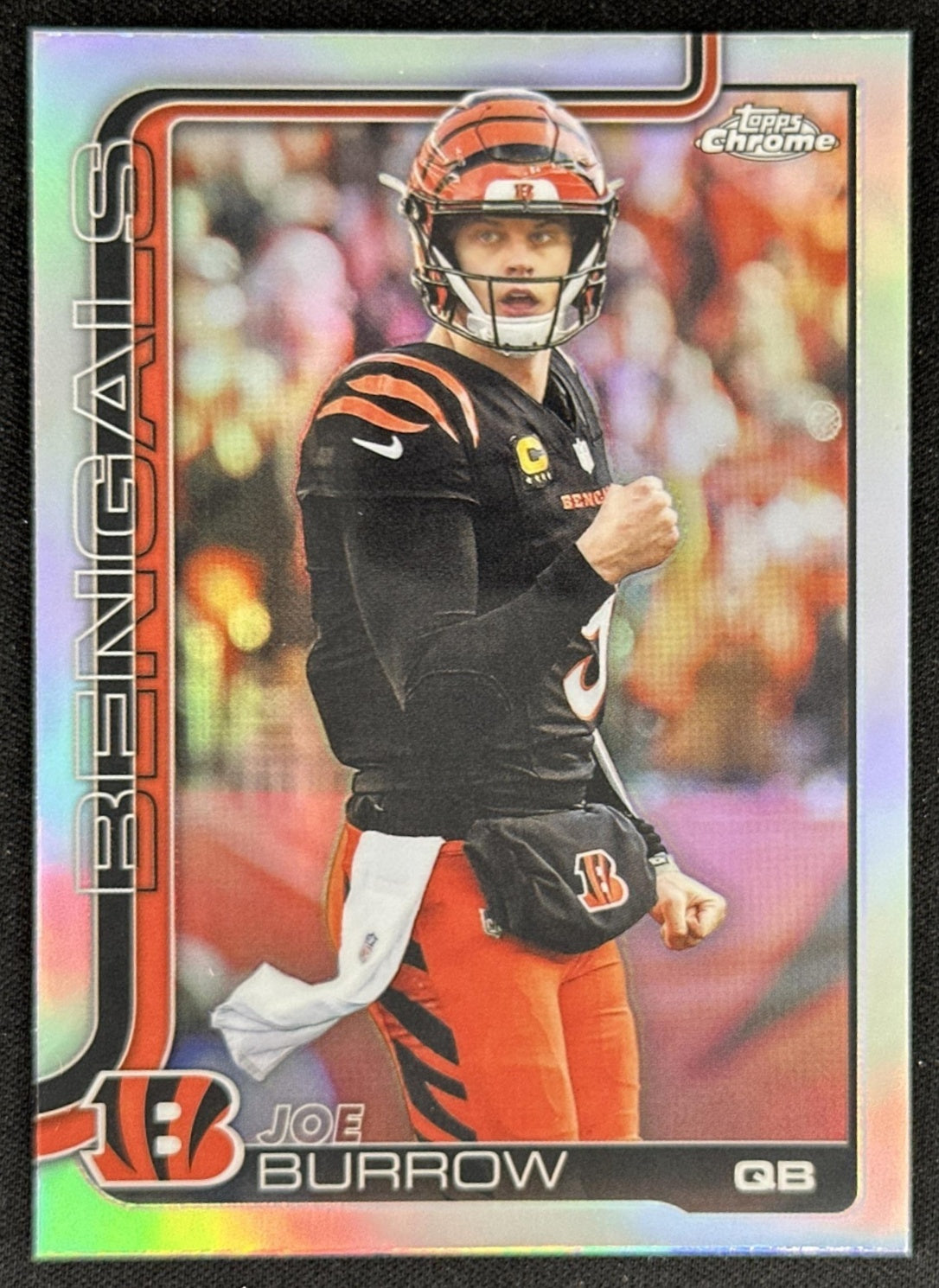 Joe Burrow 2025 Topps Chrome Refractor Bengals