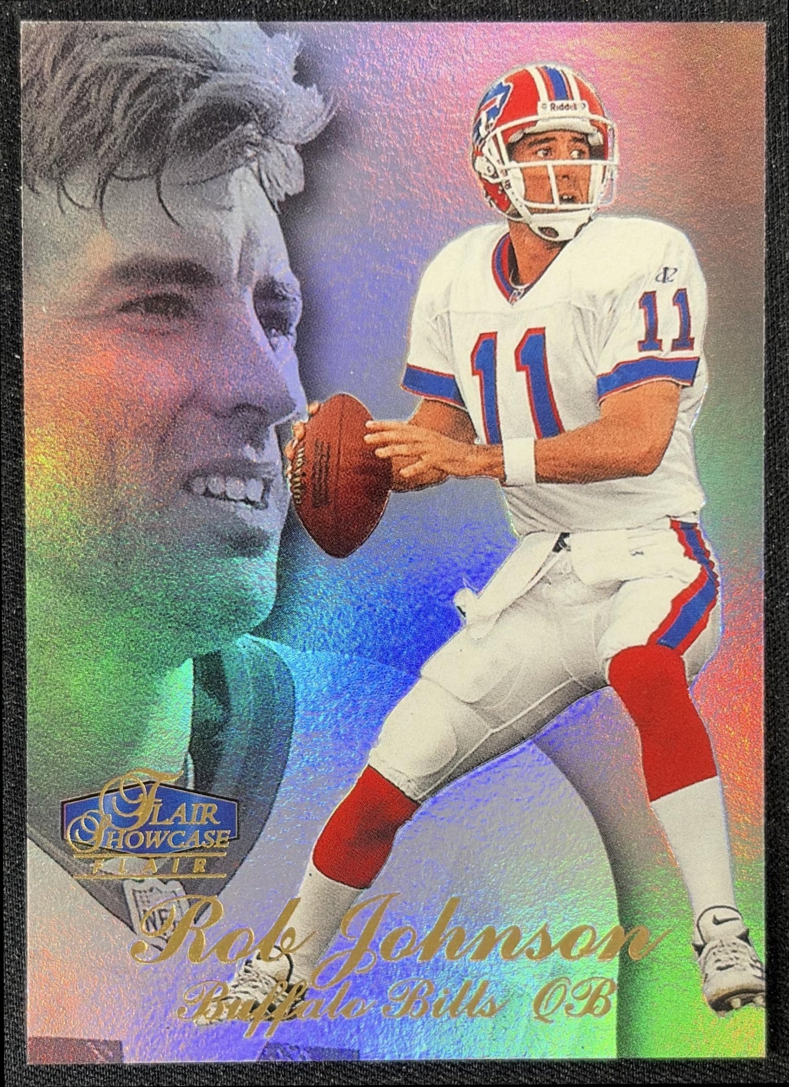 Rob Johnson 1998 Fleer Flair Showcase Row 3 Bills