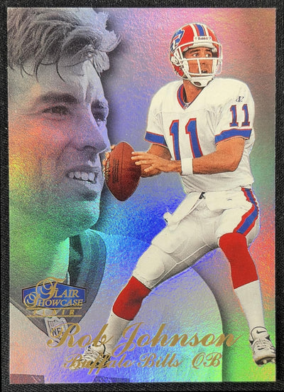 Rob Johnson 1998 Fleer Flair Showcase Row 3 Bills Sports Trading Card