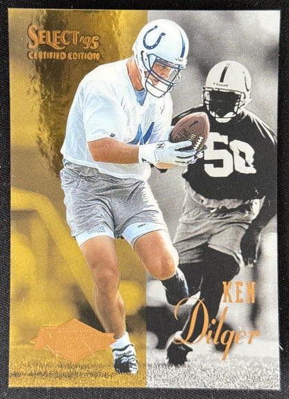 Ken Dilger 1995 Pinnacle Select Certified Colts Sports Trading Card