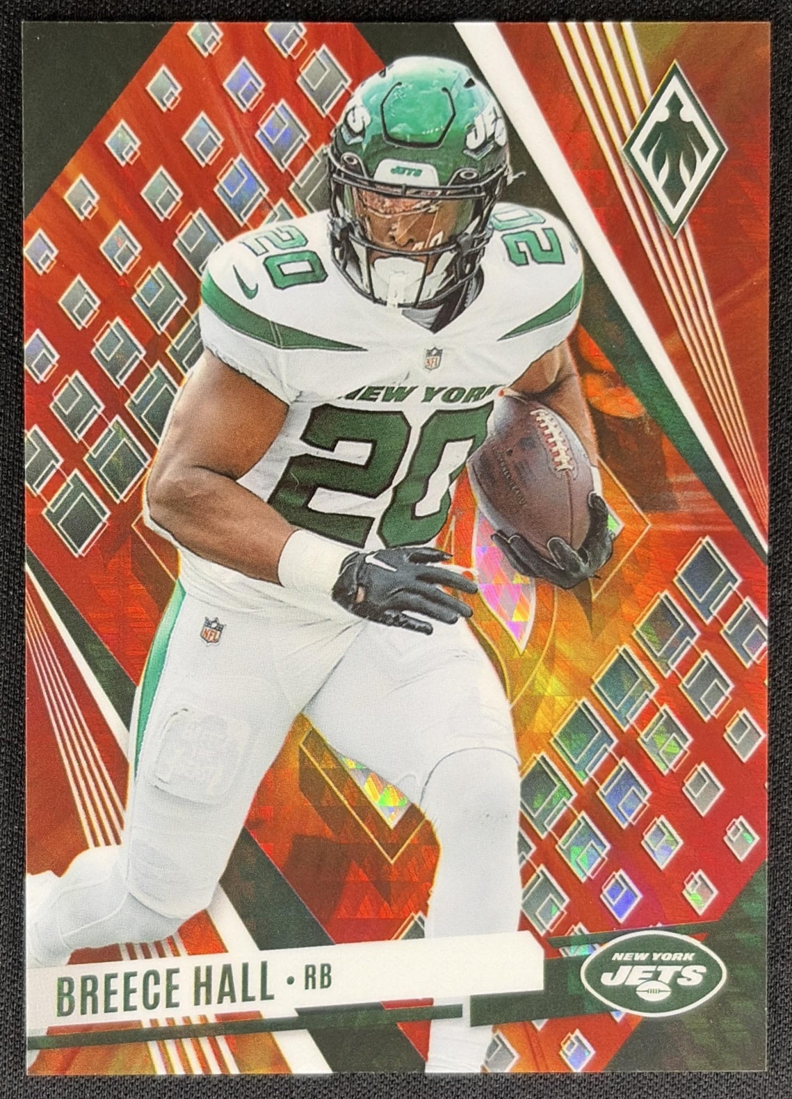 Breece Hall 2023 Panini Phoenix Fire Burst /340 Jets