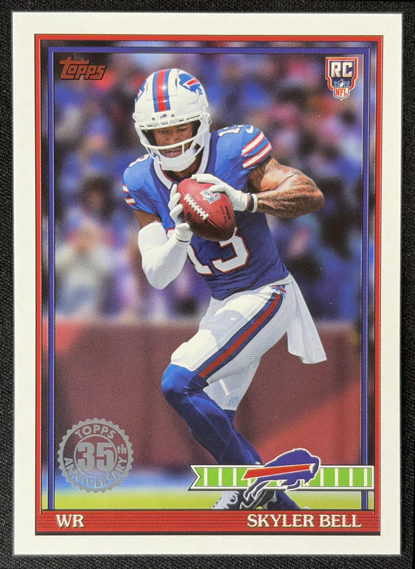 Skyler Bell 2026 Topps 1991 Rookie Bills front