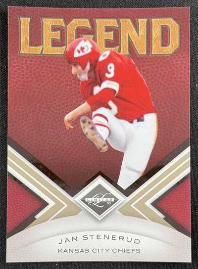 Jan Stenerud 2010 Panini Limited /499 Chiefs Sports Trading Card