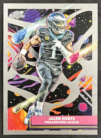Jalen Hurts 2025 Topps Cosmic Chrome Eagles