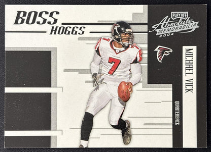 Michael Vick 2004 Playoff Absolute Memorabilia Boss Hoggs /1000 Falcons front