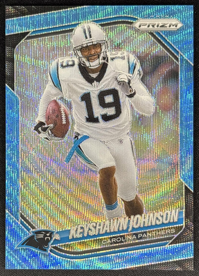 Keyshawn Johnson 2025 Panini Prizm Blue Wave /230 Panthers Default Title Sports Trading Cards