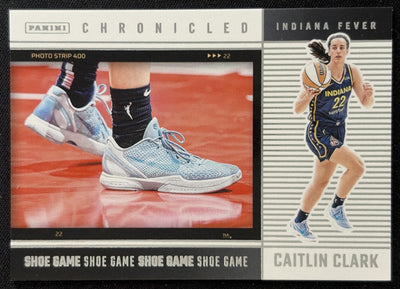 Caitlin Clark 2025 Panini Chronicled Shoe Game Fever 80 Sports Trading Card