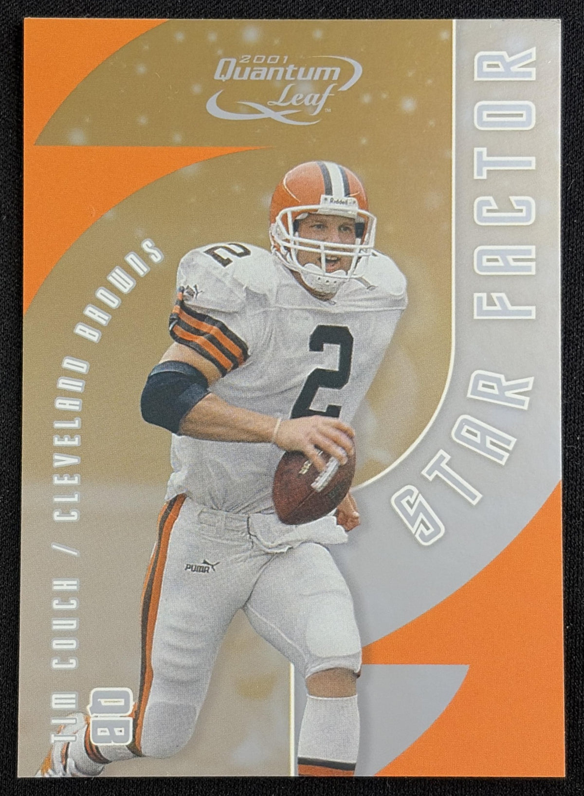 Tim Couch 2001 Leaf Quantum Star Factor /2000 Browns Sports Trading Card