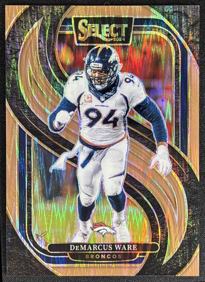 DeMarcus Ware 2024 Panini Select Premier Copper Prizm Shock /299 Broncos