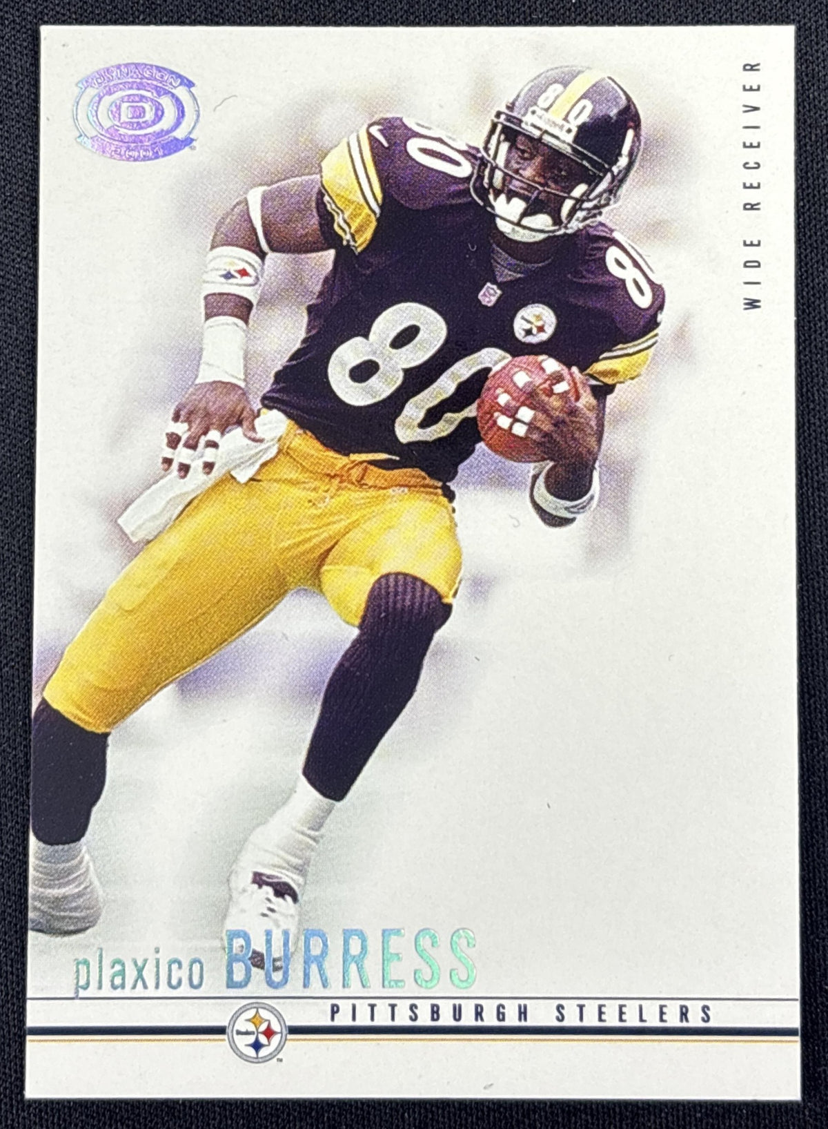 Plaxico Burress 2001 Pacific Dynagon Retail Silver /199 Steelers
