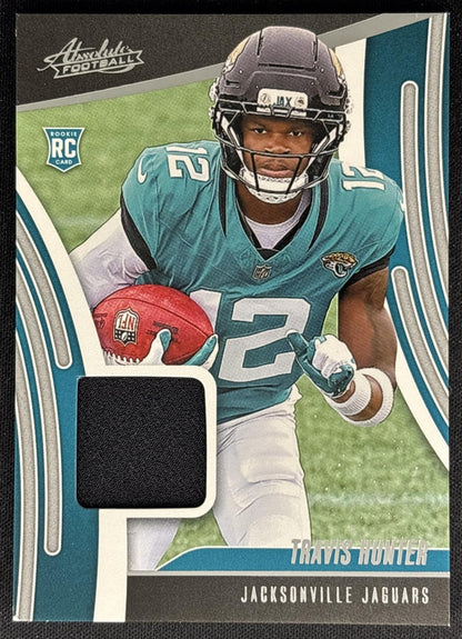 Travis Hunter 2025 Panini Absolute Rookie Materials Jaguars Sports Trading Cards