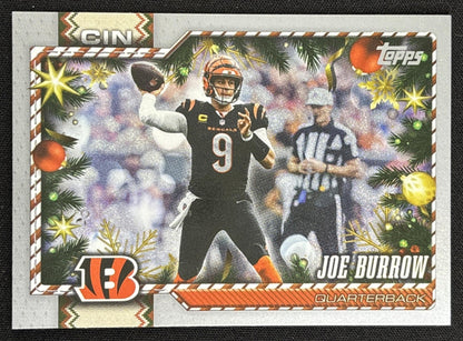 Joe Burrow 2026 Topps Holiday Glitter Bengals
