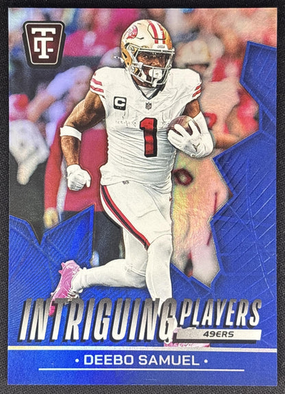 Deebo Samuel 2024 Panini Certified Teal Mirror /50 49ers