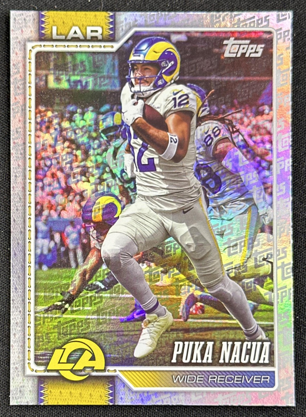 Puka Nacua 2026 Topps Flagship Fanatics Foil Rams