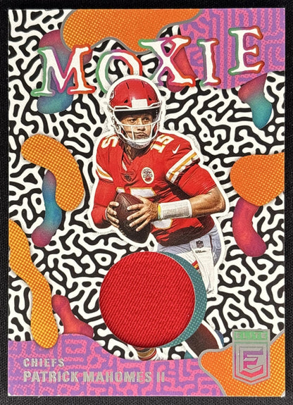 Patrick Mahomes II 2022 Panini Donruss Elite Moxie Chiefs Sports Trading Cards