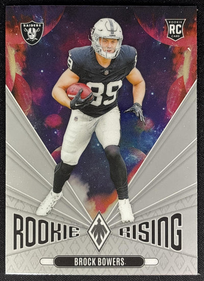 Brock Bowers 2024 Panini Phoenix Rookie Rising Raiders Sports Trading Cards