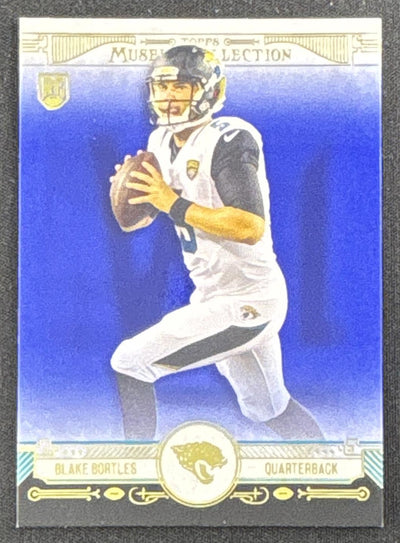 Blake Bortles 2014 Topps Museum Collection Sapphire /99 Jaguars Sports Trading Card