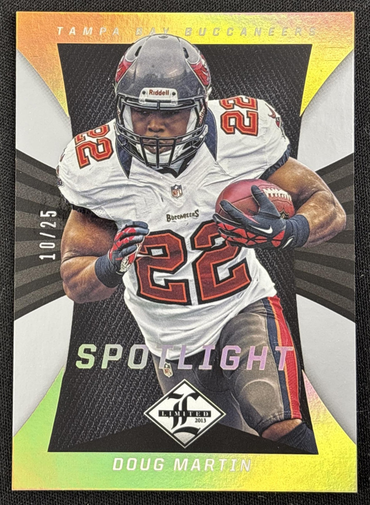 Doug Martin 2013 Panini Limited Gold Spotlight /25 Buccaneers
