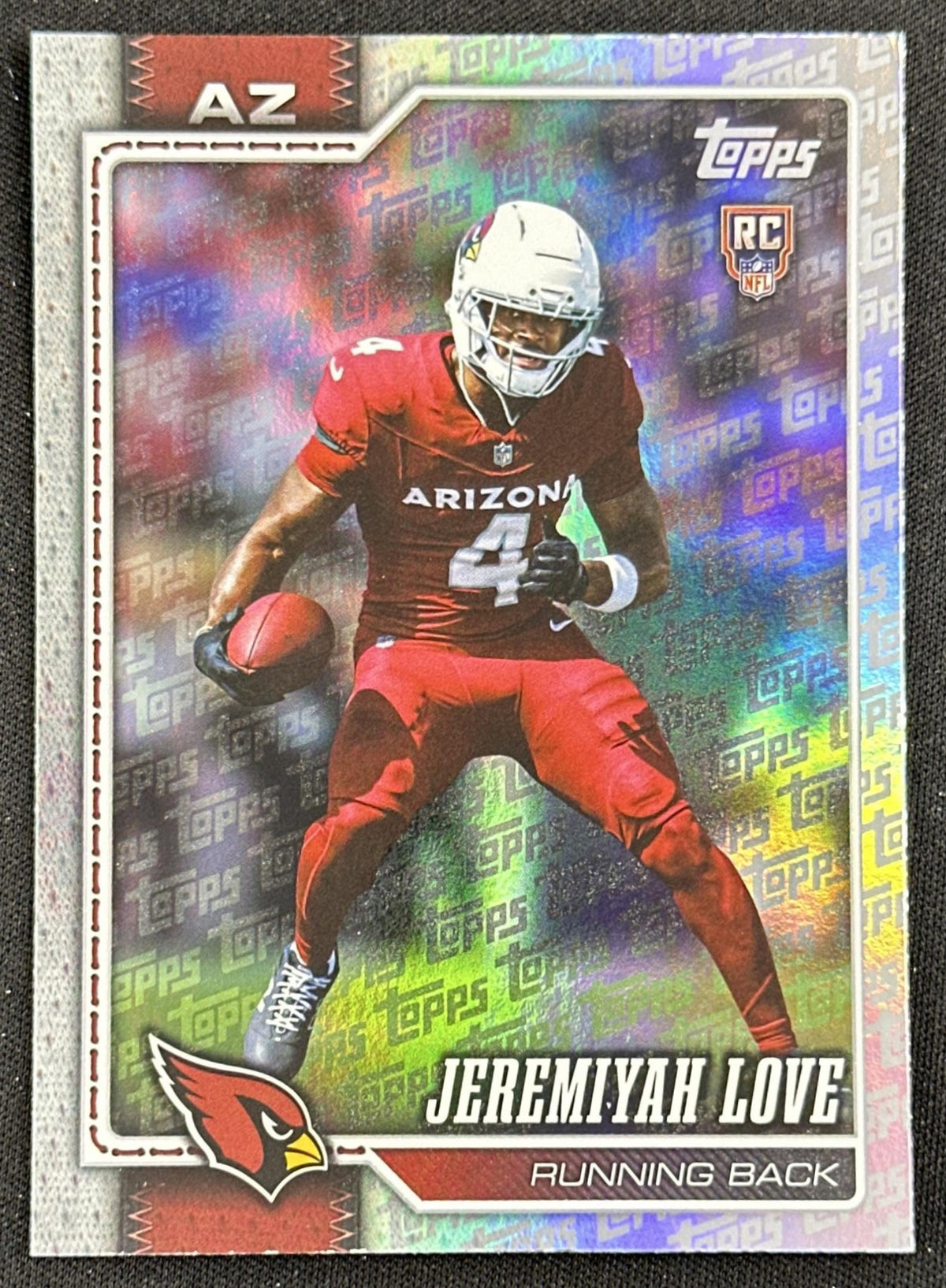 Jeremiyah Love 2026 Topps Flagship Fanatics Foil Cardinals