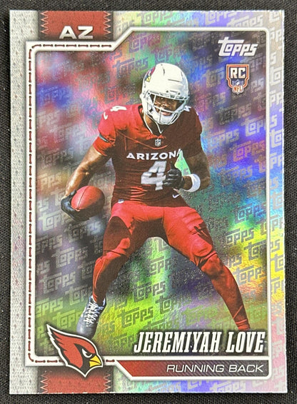 Jeremiyah Love 2026 Topps Flagship Fanatics Foil Cardinals