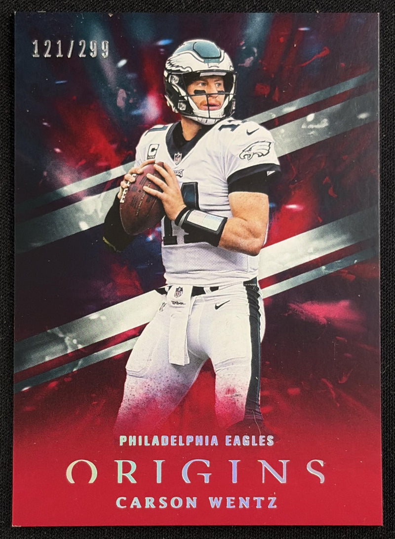 Carson Wentz 2018 Panini Origins Red /299 Eagles