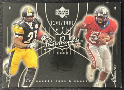 Avon Cobourne Amos Zereoue 2003 Upper Deck Pros & Prospects /1800 Tigers