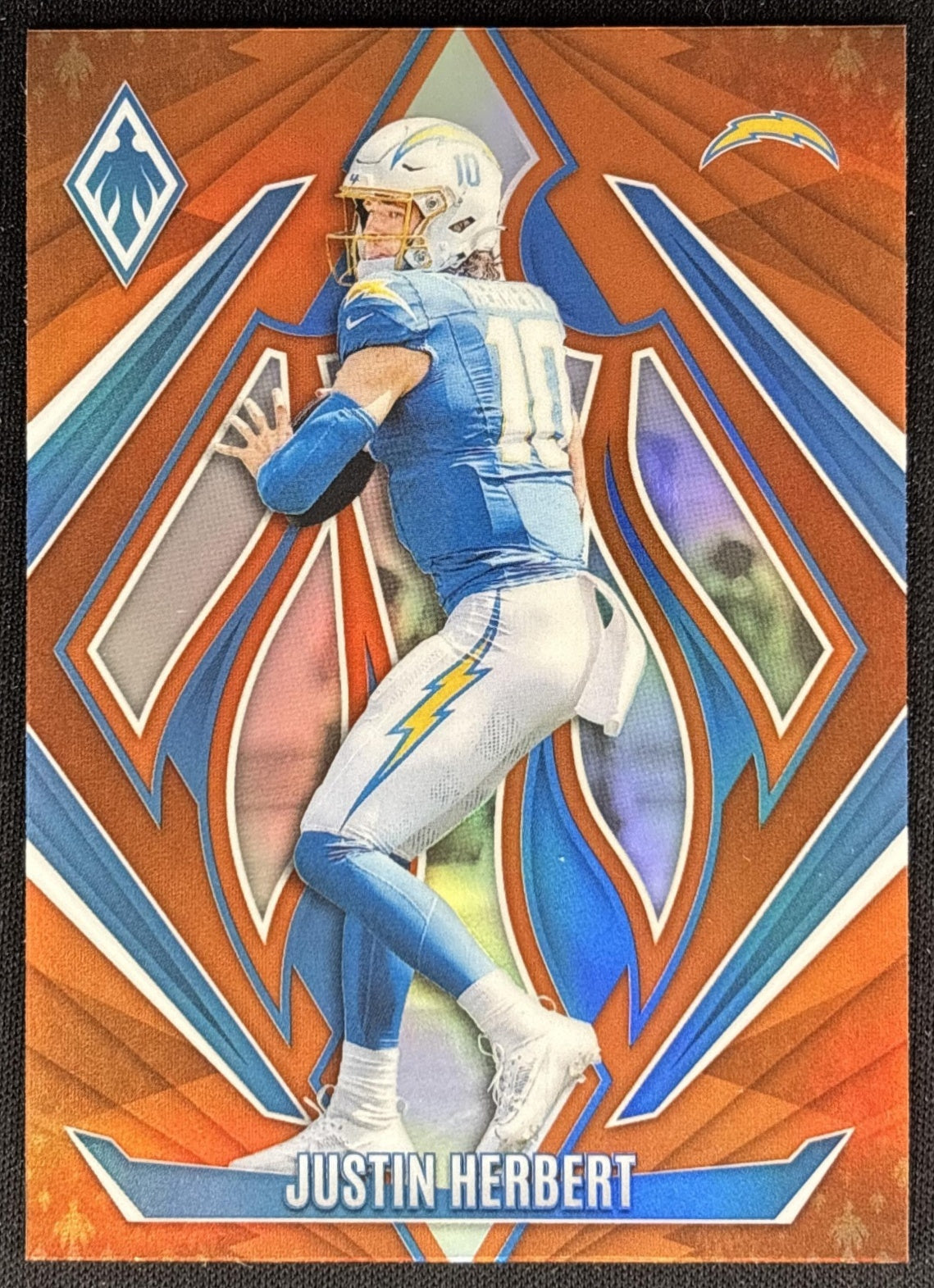 Justin Herbert 2024 Panini Phoenix Orange Chargers Sports Trading Cards