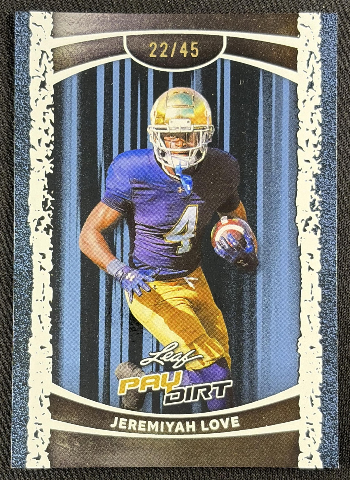 Jeremiyah Love 2026 Leaf Paydirt Platinum /45