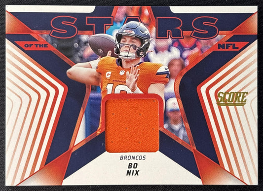 Bo Nix 2025 Panini Score Stars of the NFL Jersey Broncos