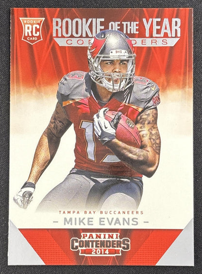 Mike Evans 2014 Panini Contenders Rookie of the Year Buccaneers