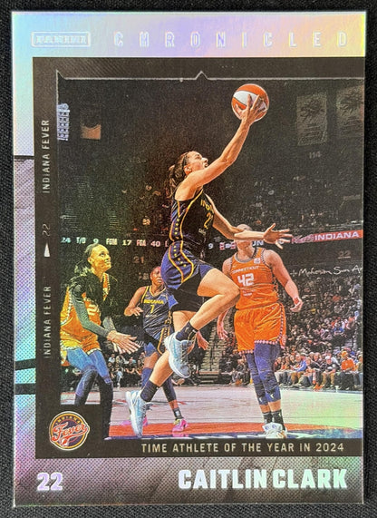 Caitlin Clark 2025 Panini Chronicled WNBA Holo Fever 18